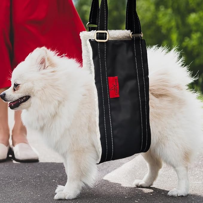 Leather Dog Lift Harness,Sling for Large Dogs Hind Leg Support,Support Harness for Back Legs,Dog Rear Lift Harness Assist for Senior,Injured,Post ACL,TPLO Surgery Recovery Essentials,Mobility aids L