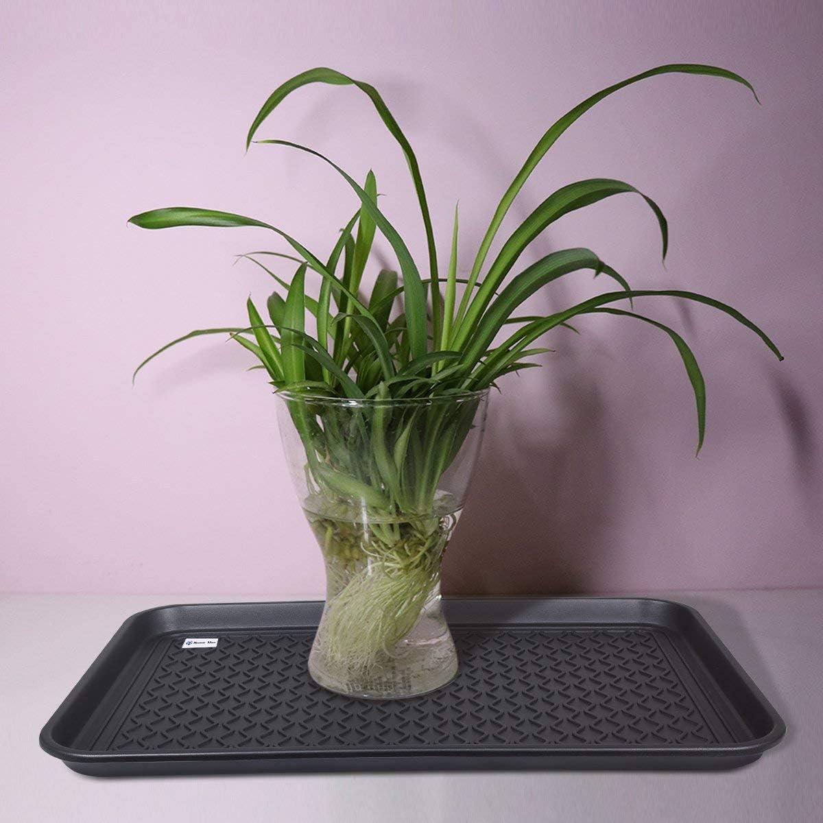 Multi-Purpose Boot Mat, Shoe Mat, Pet Bowl Tray, Waterproof for Indoor and Outdoor Floor Protection, 24" x 15"/2 Pack