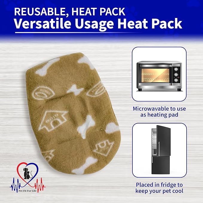 Pet Fit For Life Cuddle Pup Toy with Heartbeat & Heat Pack - USB Rechargeable Cuddly Dog Sleep Aid - Calming Comfort for Anxiety Relief - Safe, Huggable Pet Crate Training Aid - Small (12" Long)