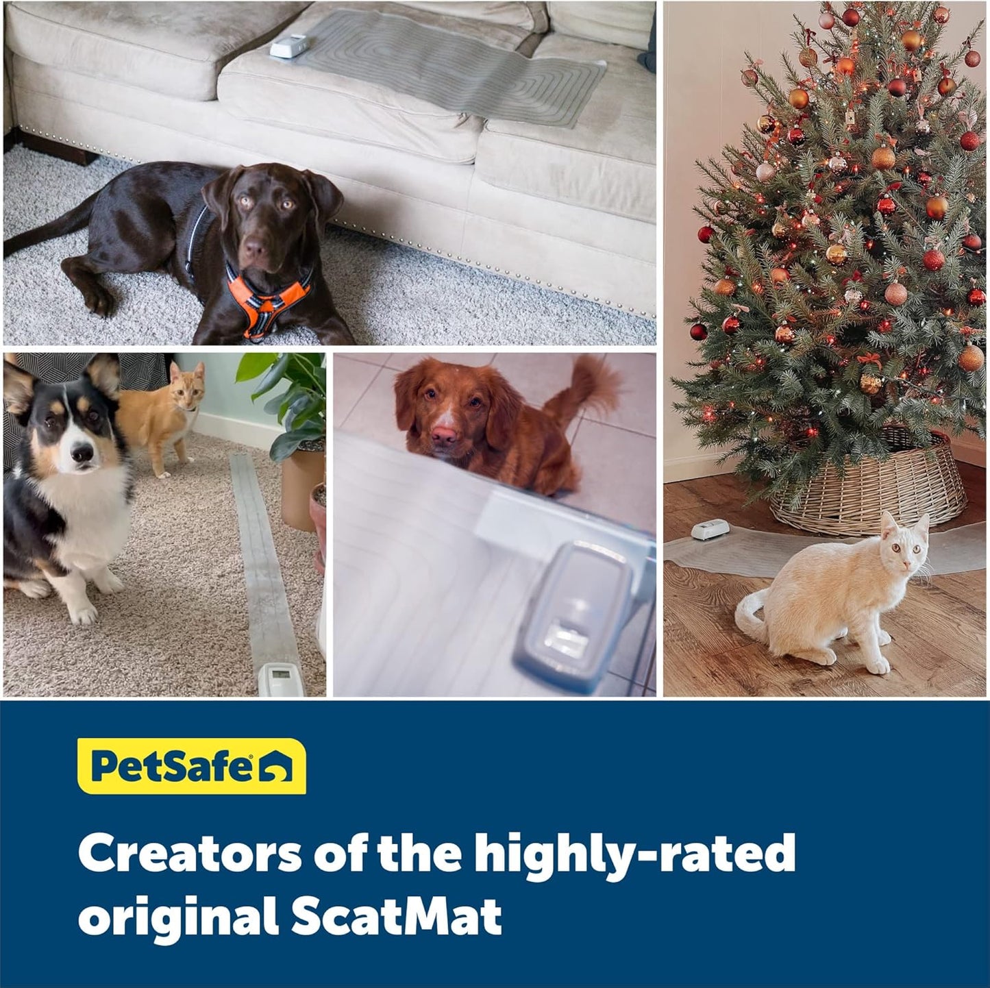 PetSafe ScatMat Indoor Electric Training Mat for Cats & Dogs, Sofa, 60" x 12"