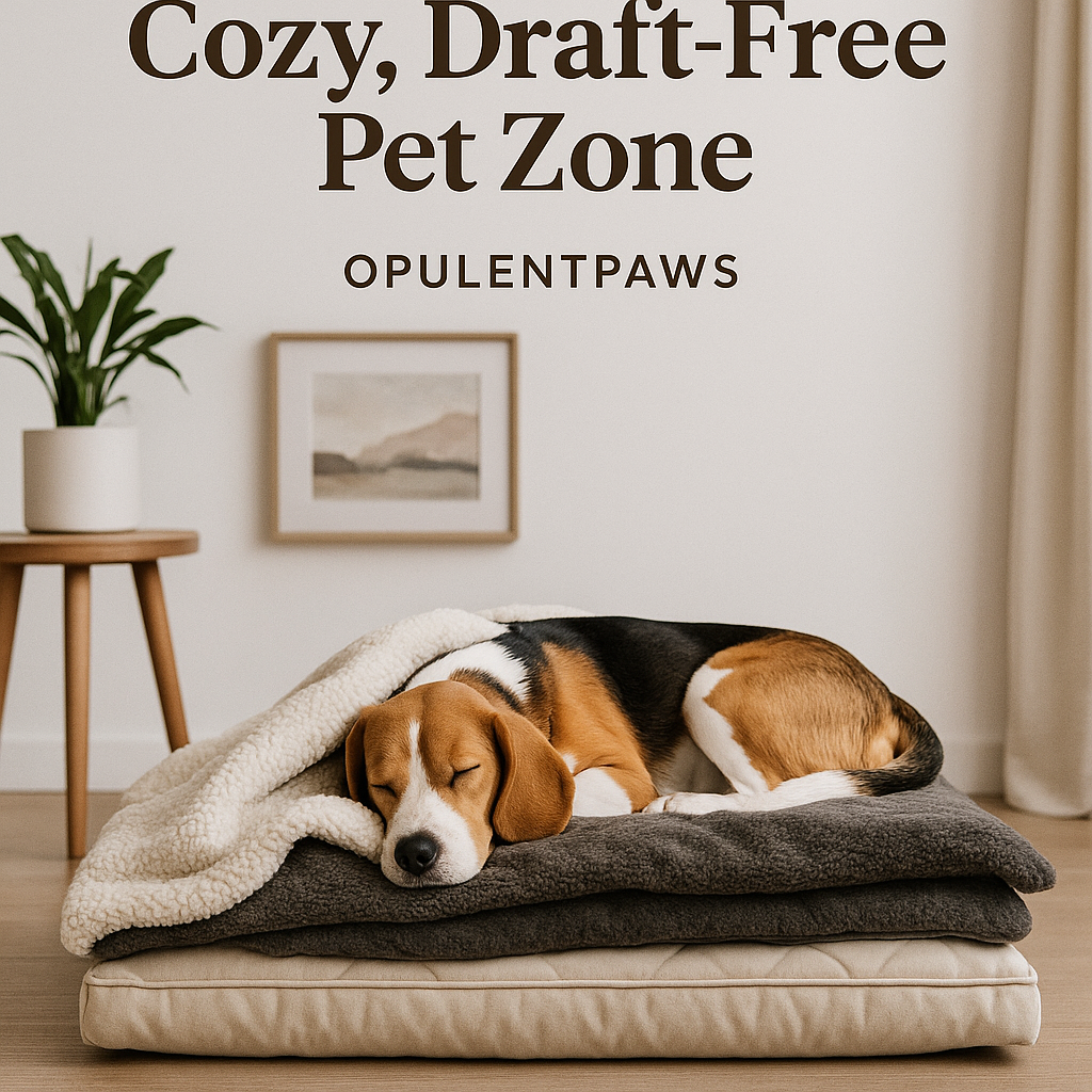 How to Create a Warm, Draft-Free Sleeping Zone for Pets