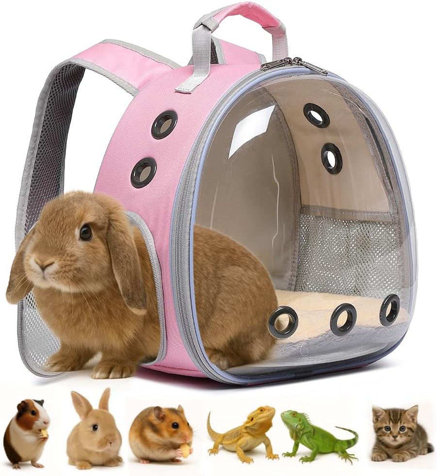 Premium small pet carriers for rabbits, guinea pigs, and hamsters designed for safe and stylish travel by OpulentPaws