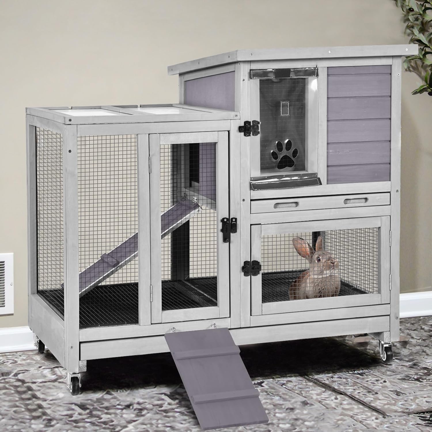 Luxury small pet house and modern habitat designed for comfort and style by OpulentPaws