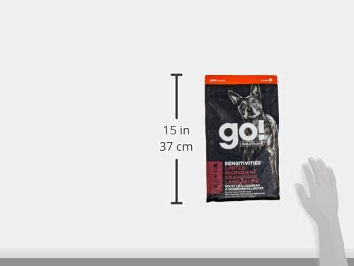Go! Solutions Sensitivities Limited Ingredients, Grain-Free Dry Dog Food, Lamb Recipe for Sensitive Stomach, 3.5 lb Bag
