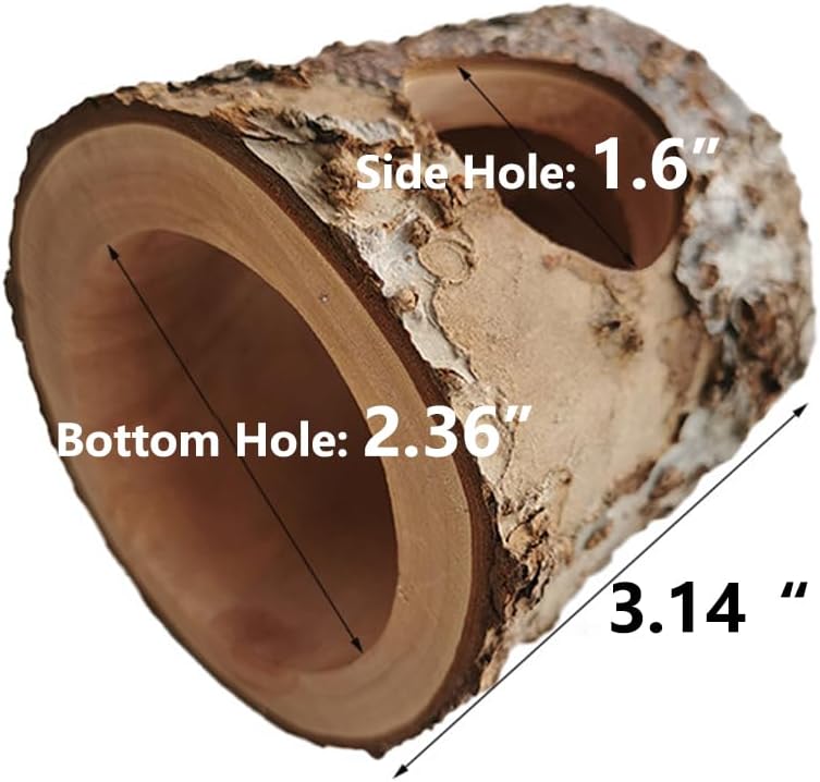 Habitat House Hideout for Hamster Mice, Gerbils Mouse and Other Small Size Animal Pets