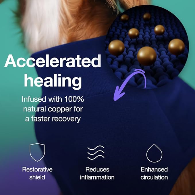 PupShield - Dog Surgery Recovery Suit Male and Female - All Dog Sizes - Easy to Use Anti Licking Design Breathable Comfortable - Spay & Neuter Recovery Suit - Surgical Onesie - Cone Alternative