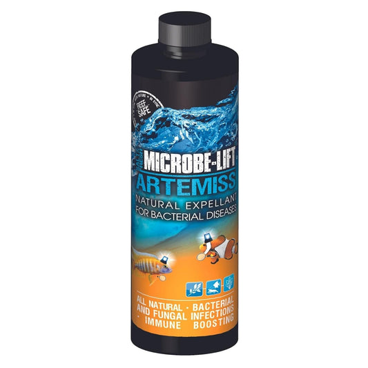 MICROBE-LIFT ART16 Artemiss Immune Booster and Disease Treatment for Fish Health in Freshwater and Saltwater Aquariums, 16 Fl Oz