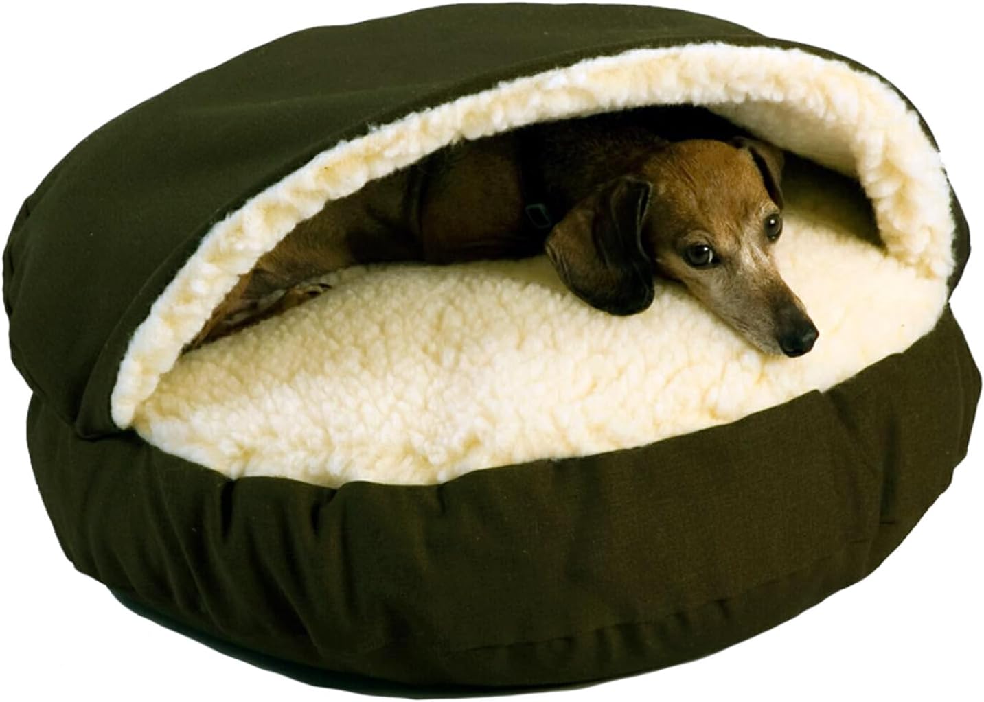 Snoozer Cozy Cave, Olive, Large