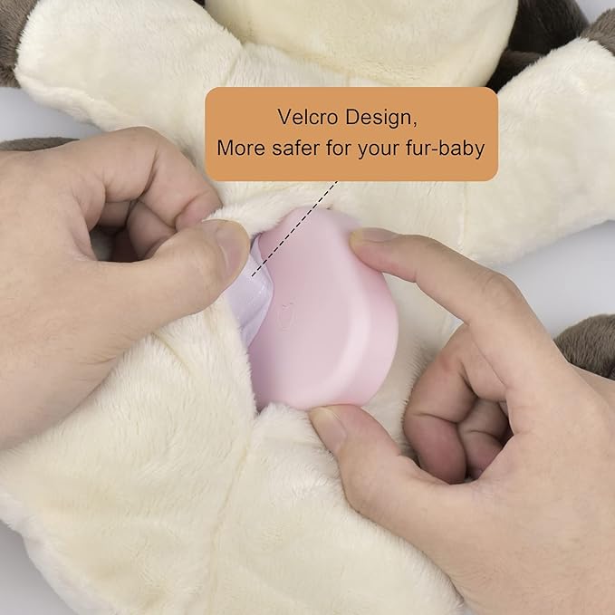 Puppy Heartbeat Toy Heartbeat Stuffed Animal for Dogs, Dog Heartbeat Toy for Puppy Sleep Aid Crate Training Calming, Dog Anxiety Toys for Puppy Comfort