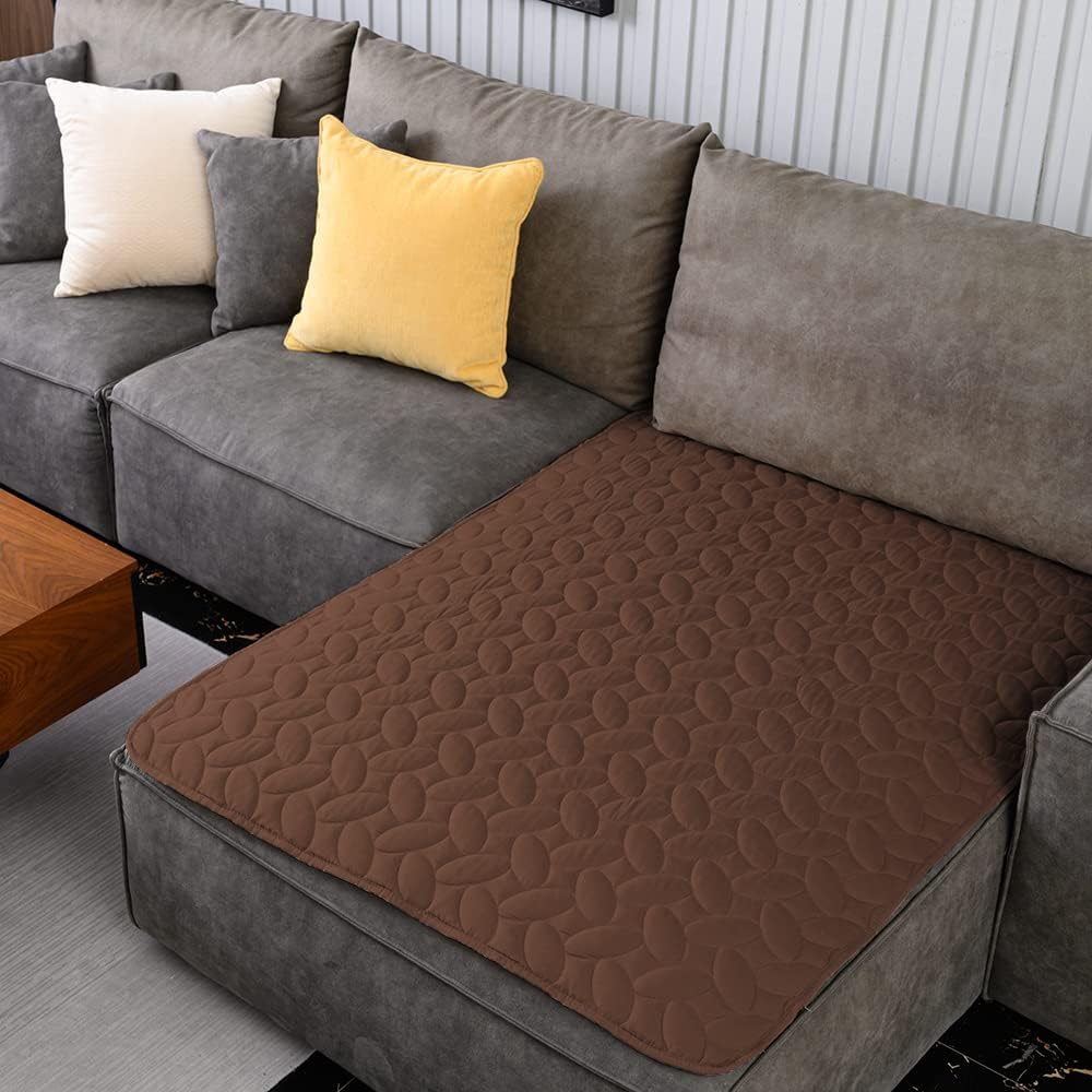Ameritex Pet Bed Cover Dog Bed Blanket for Sofa and Furniture Waterproof New Pattern Design (40x50 Inch, Chocolate)