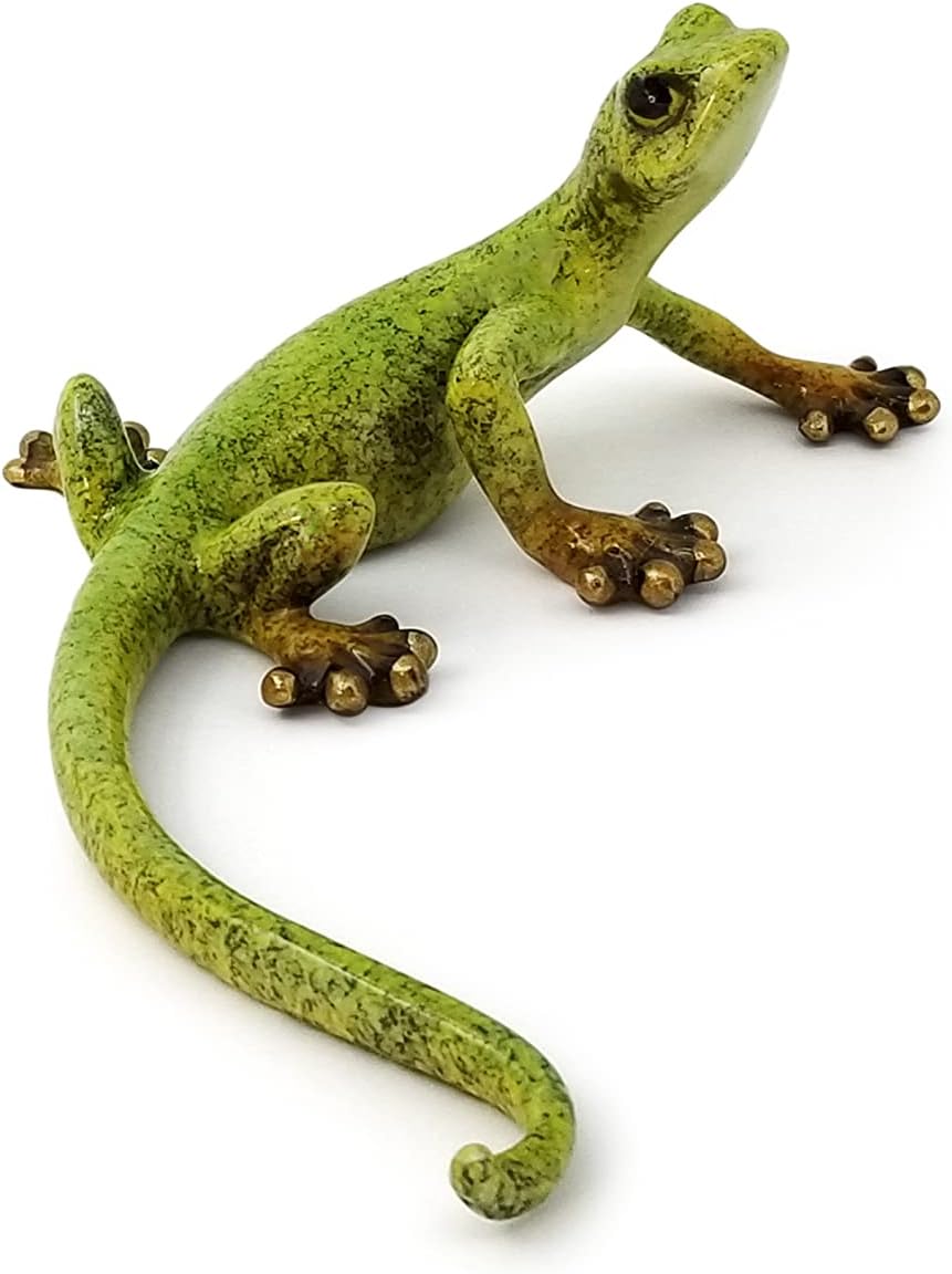 Lizard Home Decor Figurine for Desktop Decoration. Home Decor Accent for Living Room, Office, Kitchen, Bathroom or on Any Shelf in The House…