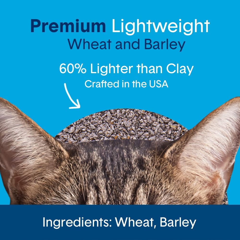 Boxie® Unscented 30 Day Natural Odor Control Cat Litter, 16.5lb Lightweight Plant Based Kitty Litter