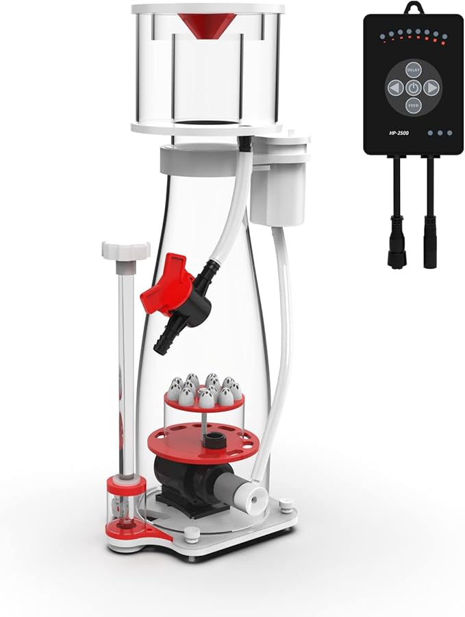 MagTool Aquarium in-Sump DC Protein Skimmer, with Controllable DC Pinwheel Pump for Up to105-135Gal Reef Tank (N130 Plus)