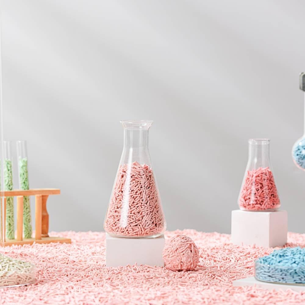 Tofu Cat Litter Natural Clumping Tofu Cat Litter, Fast Clumping and Easily Scoop-able 5.5lb/88oz 5 Scents - Original, 6 Pack