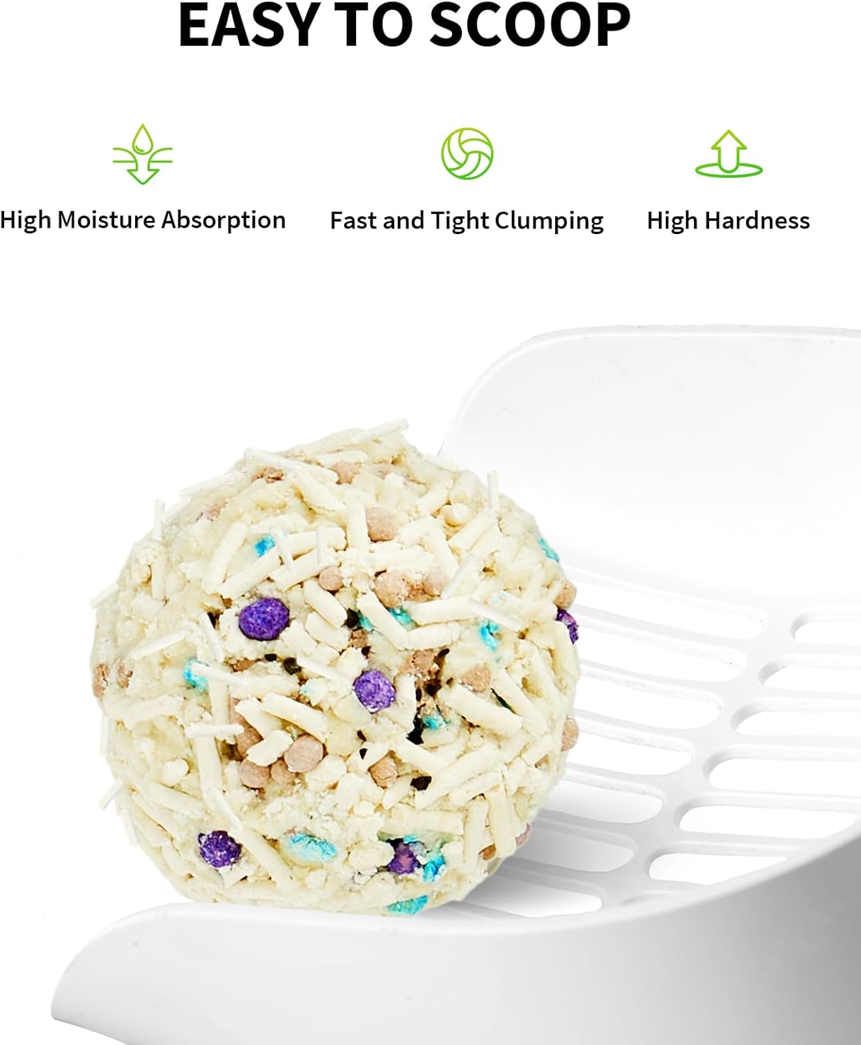 PETKIT Upgraded Clump+ Tofu Mixed Cat Litter, Water Flushable,Ultra Absorbent and Fast Drying, 100% Natural Ingredients Clumping Litter, Dust-Free Low Tracking Bentonite Litter (5.2lb×3bags)