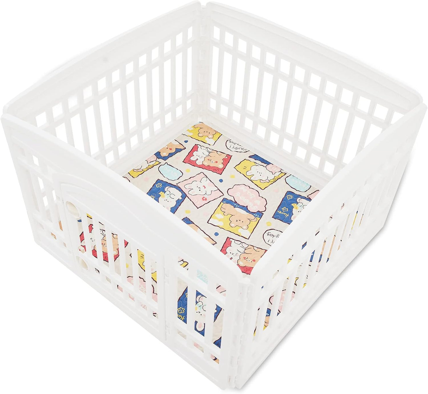 PJYuCien Washable Dog Playpen Mat, 36”x 36”, Leak-Proof Reusable Puppy Pee Pads, Non-Slip Pee Mat for Whelping Pads, Crate, Potty Training, Puppy Playpen (Note: Mat Only, Playpen Not Included)