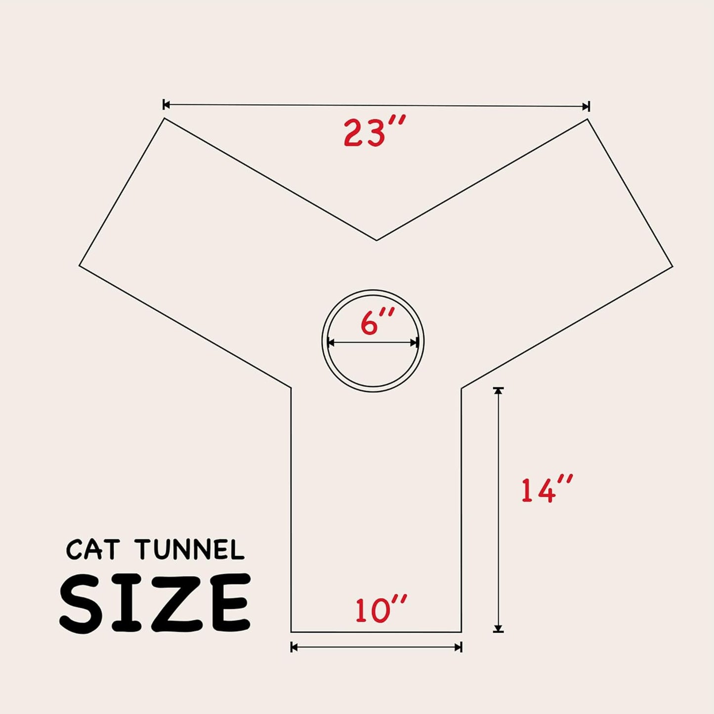 Tempcore Pet Cat Tunnel Tube Cat Toys 3 Way Collapsible, Cat Tunnels for Indoor Cats, Kitty Tunnel Bored Cat Pet Toys Peek Hole Toy Ball Puppy, Kitty, Kitten, Rabbit Teardrop Flower