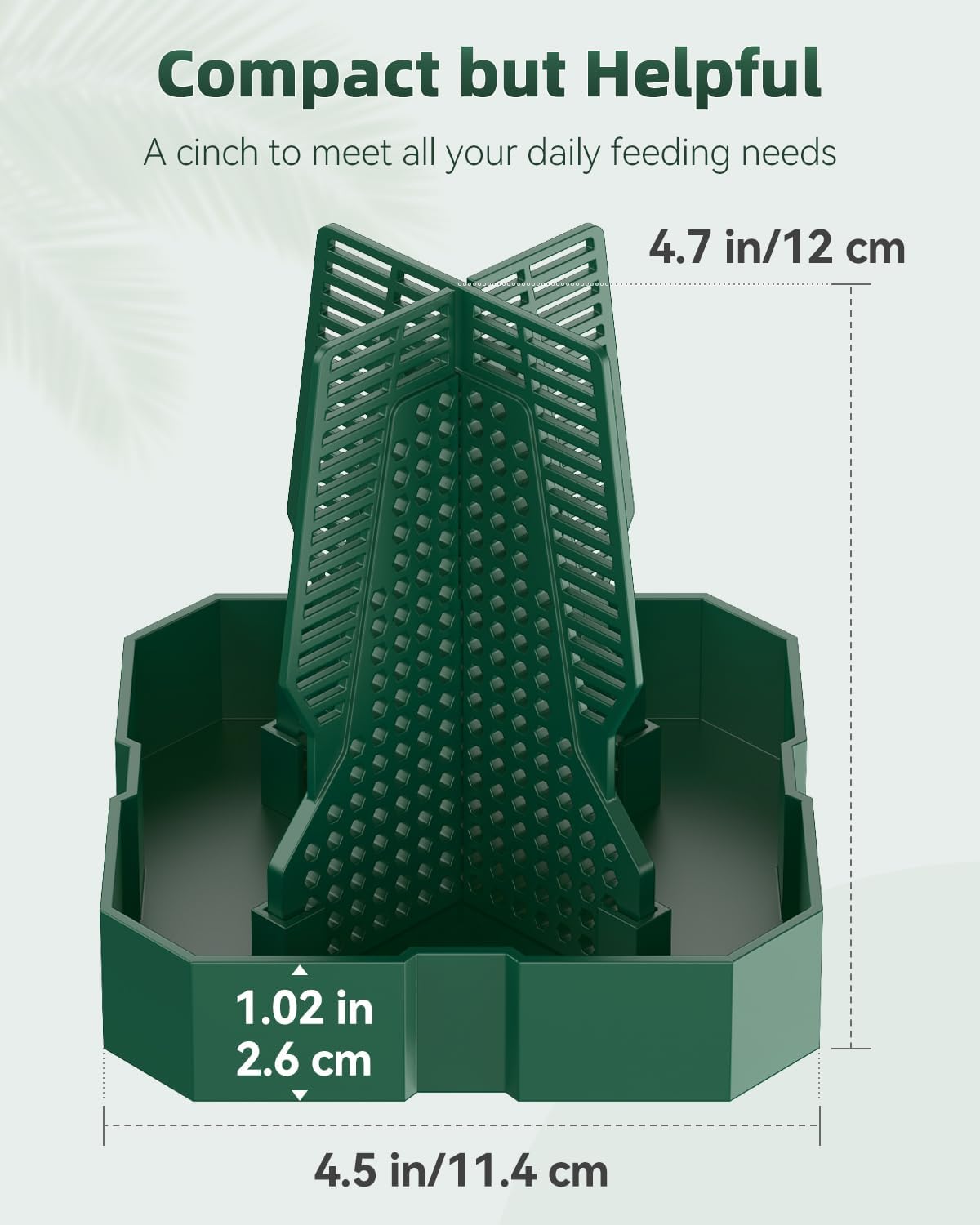 Pawfly Reptile Feeder Box, Chameleon Feeding Bowl, Climbable Chameleon Feeder, Bearded Dragon Food Keeper, Insect Container for Lizards, Geckos, and Frogs