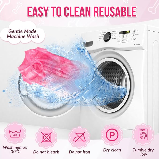 Lukovee Recovery Suit for Dogs, Onesie Surgery Recovery Suit for Female Male Dogs, Abdominal Wounds Cone E-Collar Alternative Prevent Licking Spay Recovery Suit (Pink,Large)