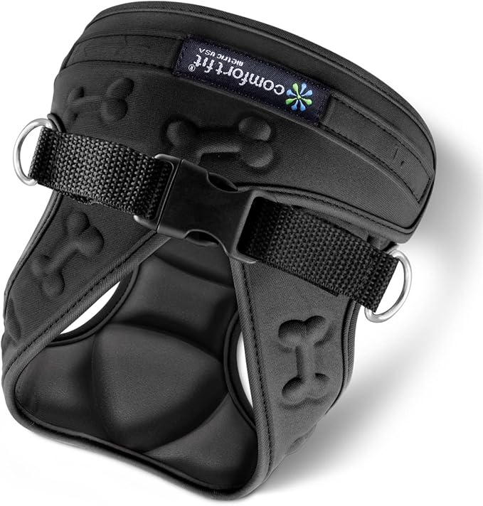 Comfort Fit Dog Harness No Pull No Escape Harness Adjustable Buckles Soft Padded Reflective Choke Step in Dog Vest with Easy Control Handle for Small Medium Large Dogs & Puppies