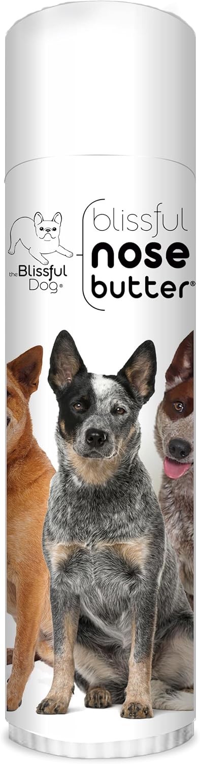The Blissful Dog Australian Cattle Dog Unscented Nose Butter - Dog Nose Butter, 0.50 Ounce