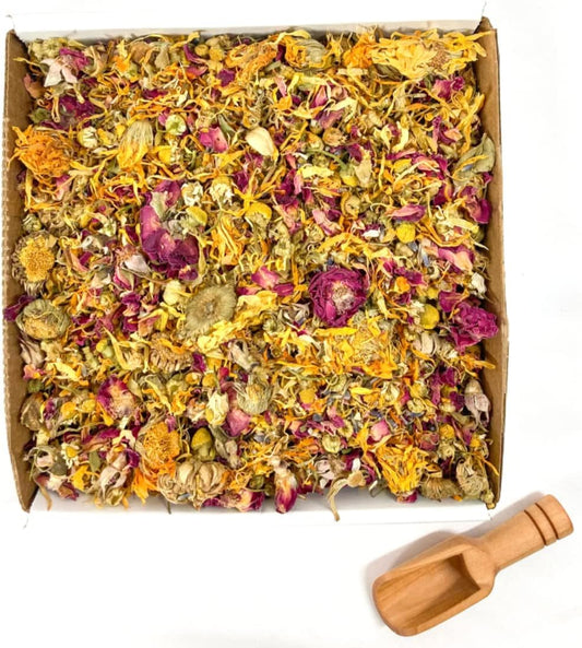 Herbal Forage Rabbit Treat & Hay Topper (2 Ounces): Premium Rabbit Food, Hay for Guinea Pigs Food, Chinchilla Food, Hamster Treat Made with Organic Herbs (10 Ounce)