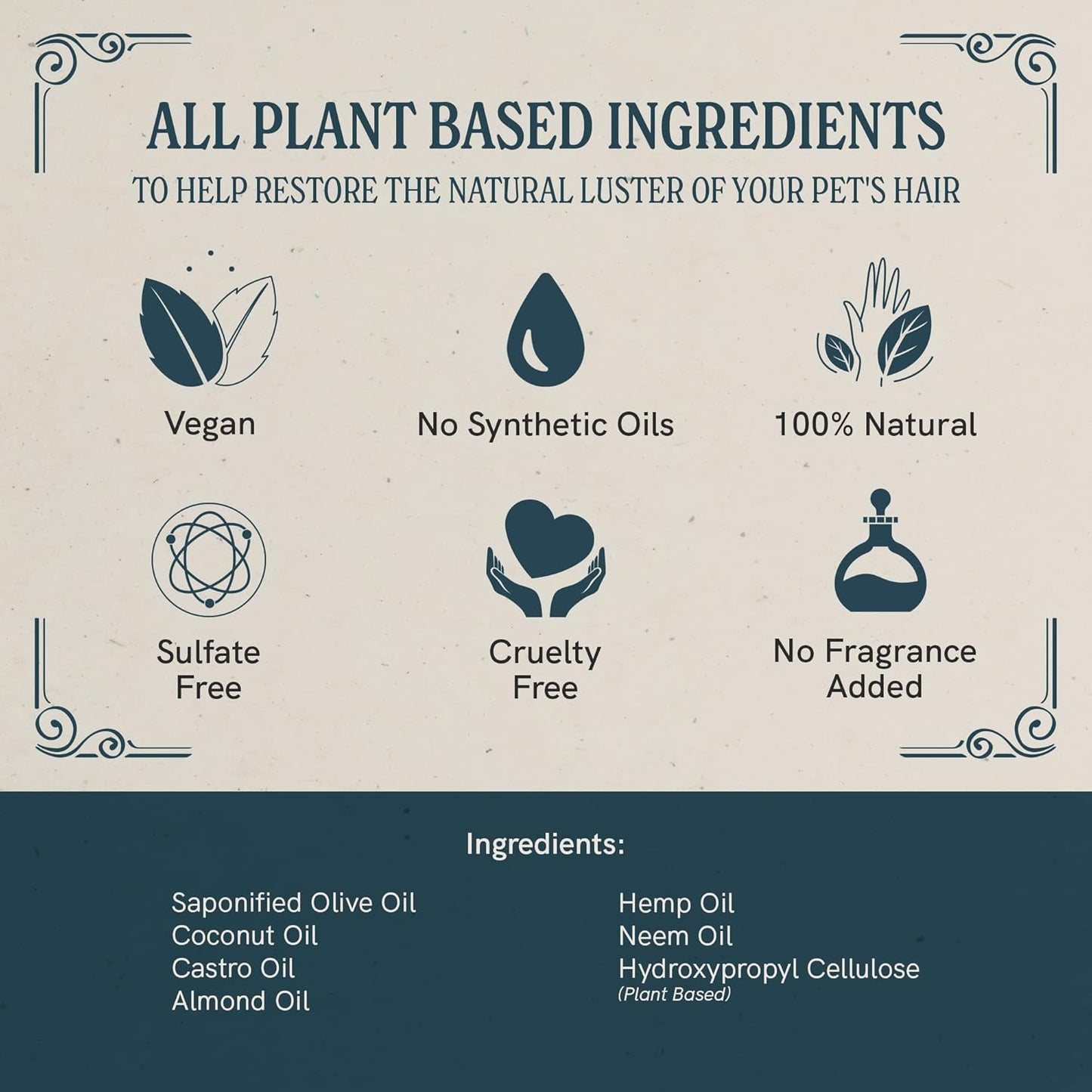 JR Liggett’s Natural Liquid Cat Shampoo for Sensitive Skin - 100% Detergent Free, Non-GMO & Biodegradable - Tear-Free, Hypoallergenic Formula Soothes Dry Itchy Skin - Safe for Puppies - 8.45 fl oz