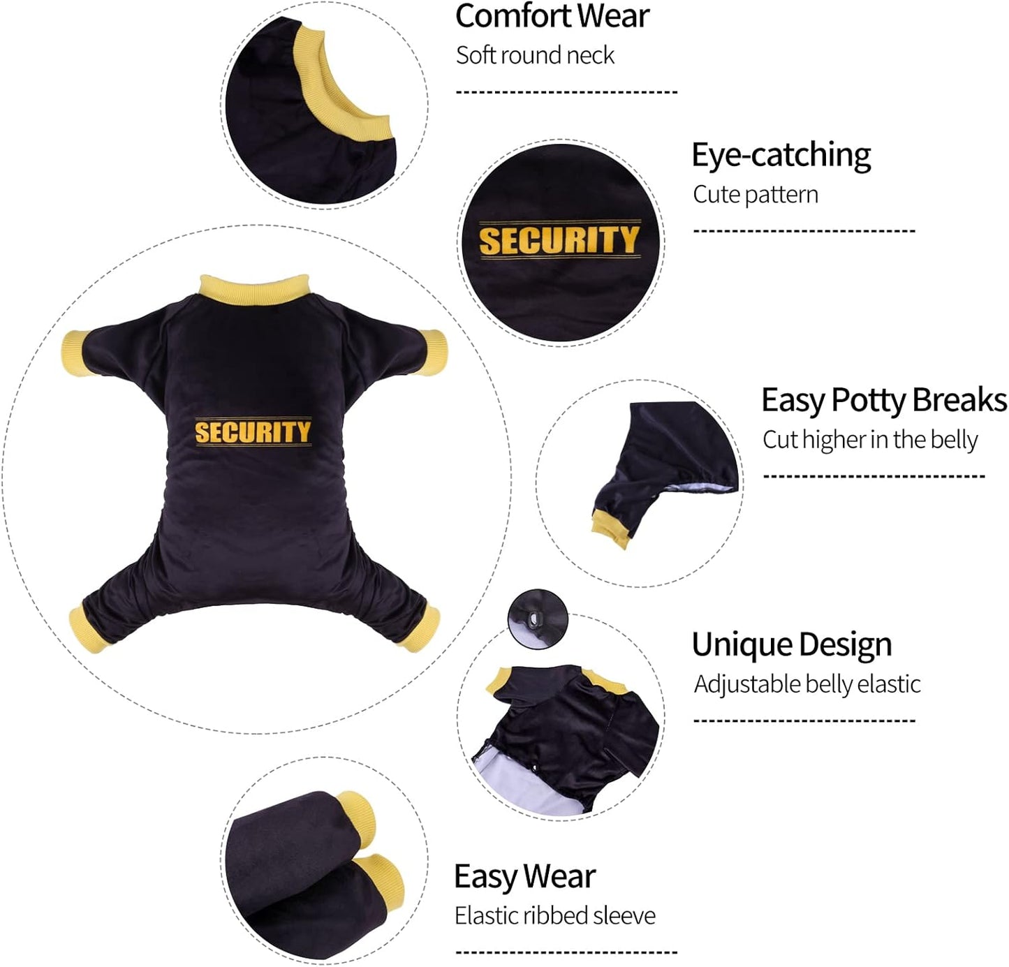 CuteBone Dog Halloween Pajamas Puppy Onesies Small Dogs Soft Pjs Coat Cat Apparel Comfy Pet Christmas Clothes Outfit Doggie Bodysuit P264XL