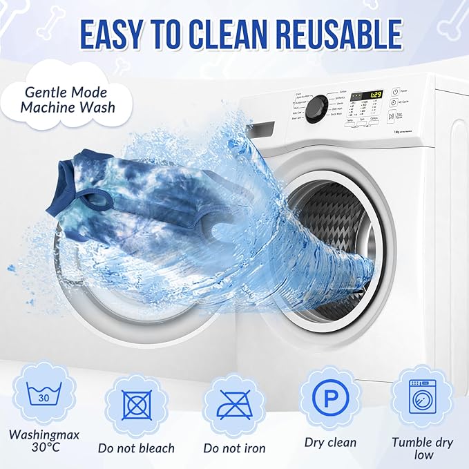 Lukovee Recovery Suit for Dogs, Onesie Surgery Recovery Suit for Female Male Dogs, Abdominal Wounds Cone E-Collar Alternative Prevent Licking Spay Recovery Suit (TBL,L)