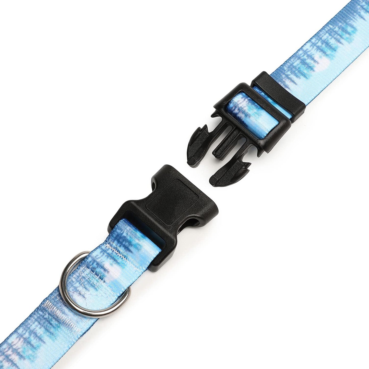 Mercano Adjustable Dog Collar - Special Design Patterns, Soft Nylon Comfortable Durable Pet Collar for Small Medium Large Dogs (L, Forest)