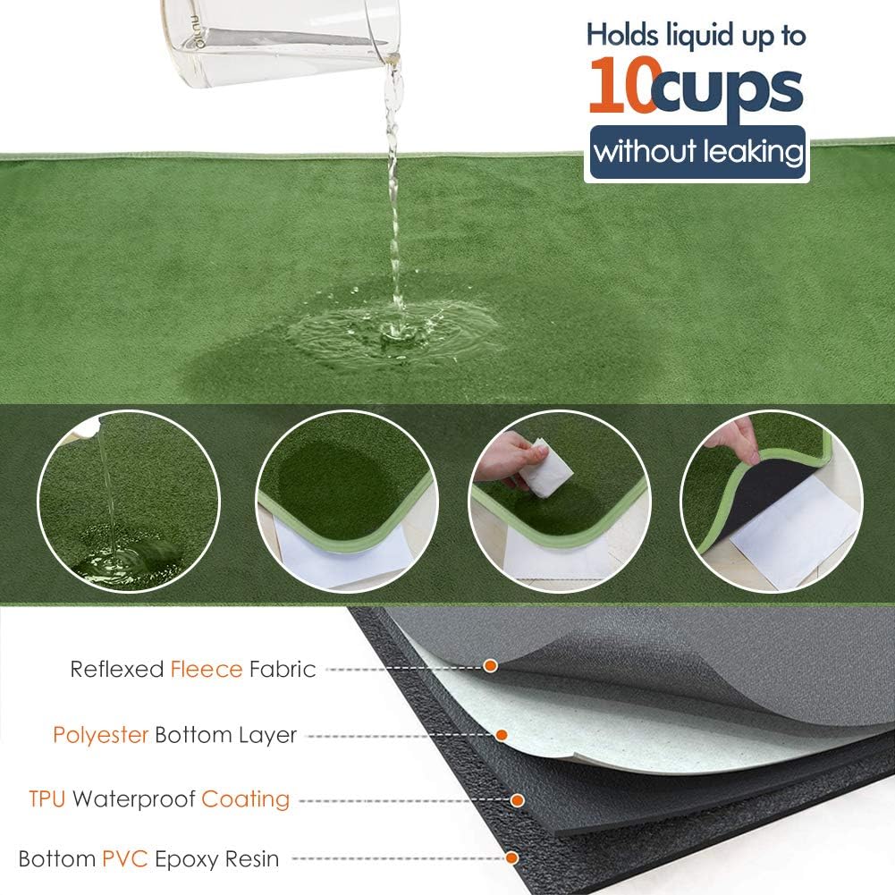 Washable Pee Pads for Dogs, Extra Large Reusable Dog Pee Pad, Waterproof Pet Mat, Dog Playpen Mats for Puppy Training Whelping Playpen Pads