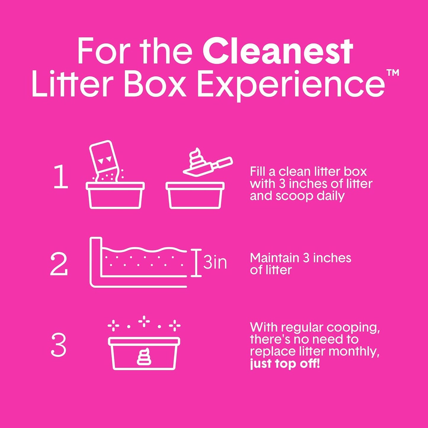 Boxie Glo Clumping Clay 30 Day Odor Control Cat Litter, 99.9% Dust-Free, Low Tracking, UV Light Attractant, 40 lb