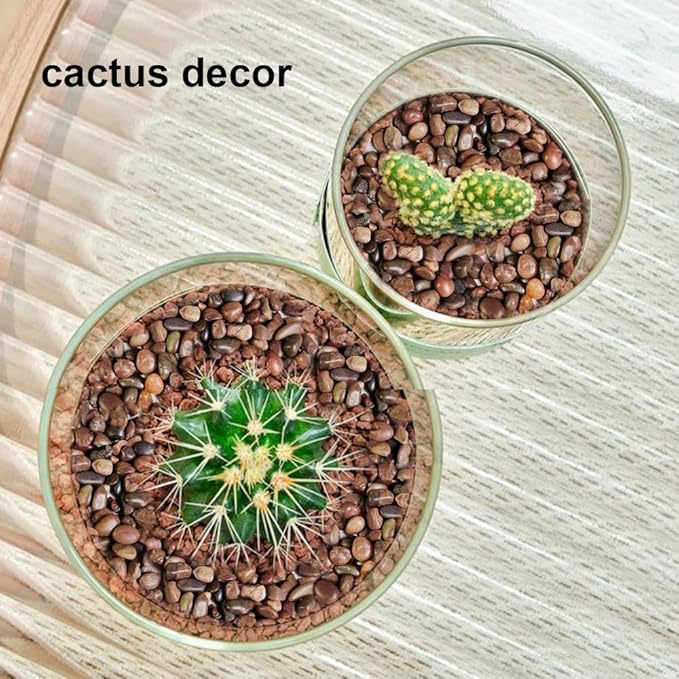 HappyFiller Small Red River Rocks Decorative Pebbles Natural Aquarium Gravel Stones for Fish Turtle Tank,Soil Cover,Indoor Outdoor Garden Succulent Potted Plants Top Dressing,Zen Garden,18 LB