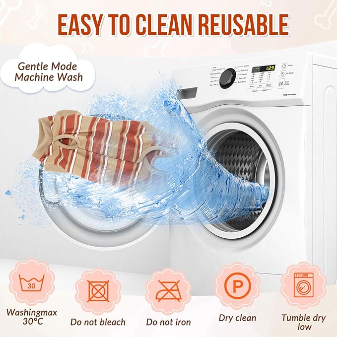 Lukovee Recovery Suit for Dogs, Onesie Surgery Recovery Suit for Female Male Dogs, Abdominal Wounds Cone E-Collar Alternative Prevent Licking Spay Recovery Suit (Brown Stripes,S)