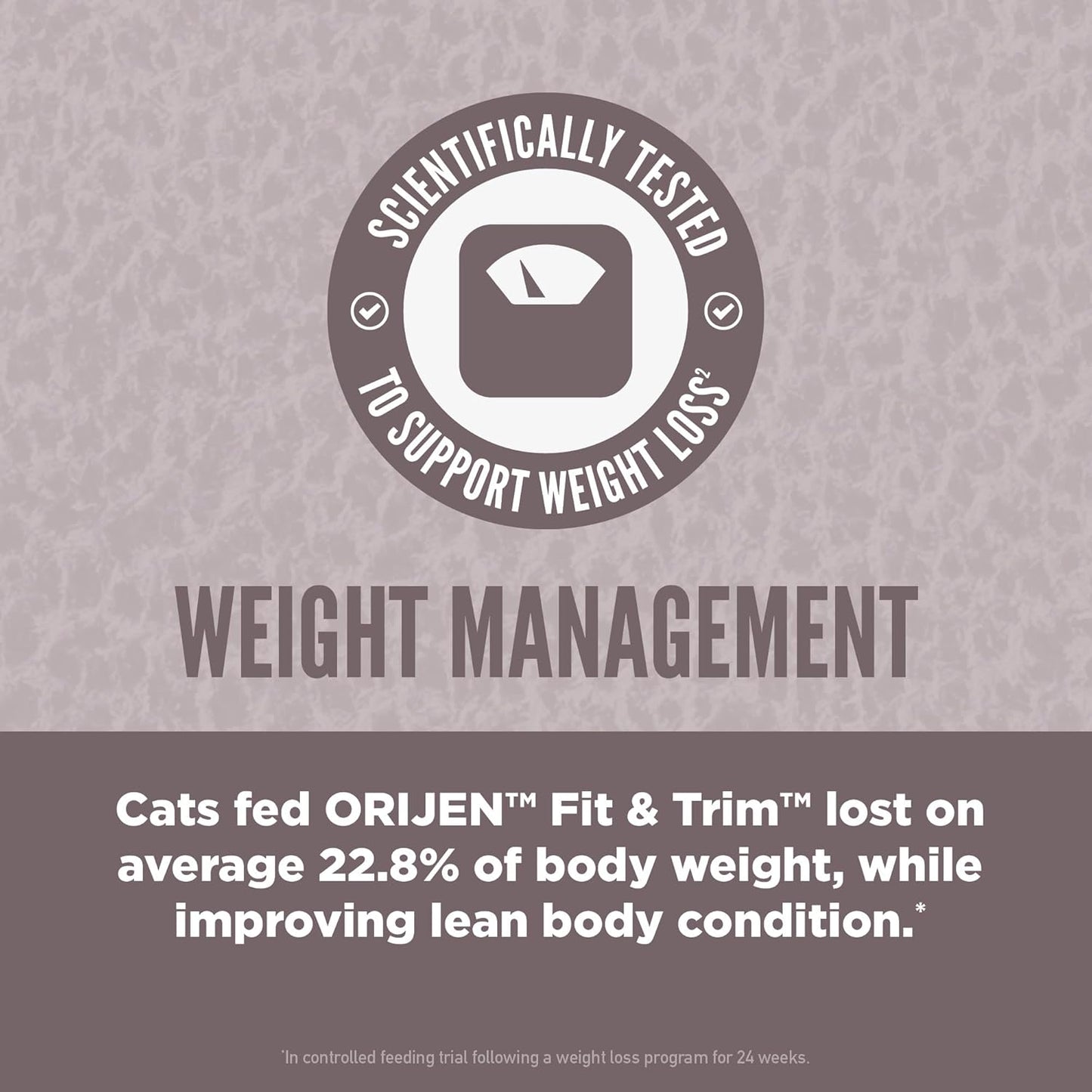 ORIJEN Fit & Trim Grain Free High Protein Premium Dry Cat Food 7lb Bag