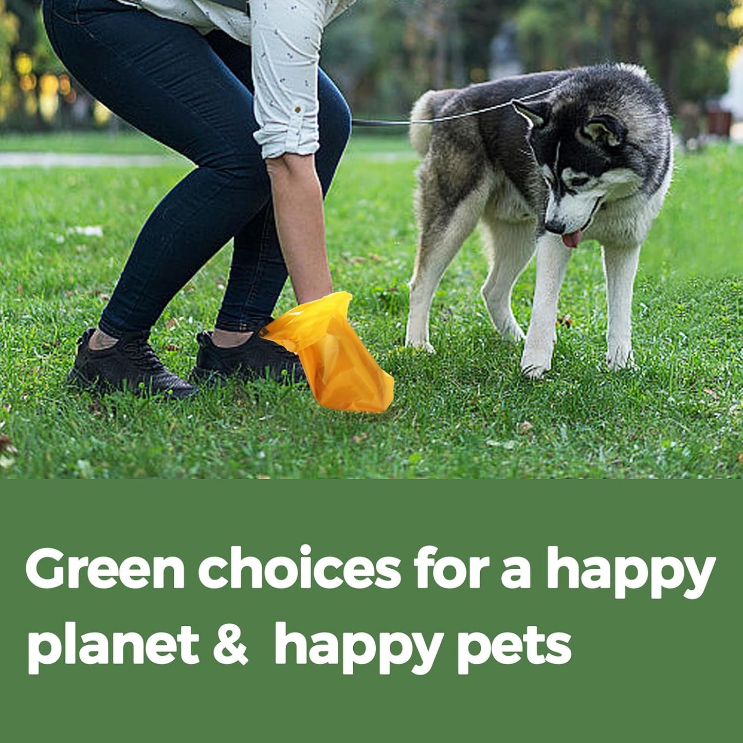 Dog Poop Bags Rolls Biodegradable 100% Leak Proof Dog Waste Bags -270 Count 18 Rolls - Cornstarch Based Doggie Poop Bag for puppy and Big Dogs(Lavender)