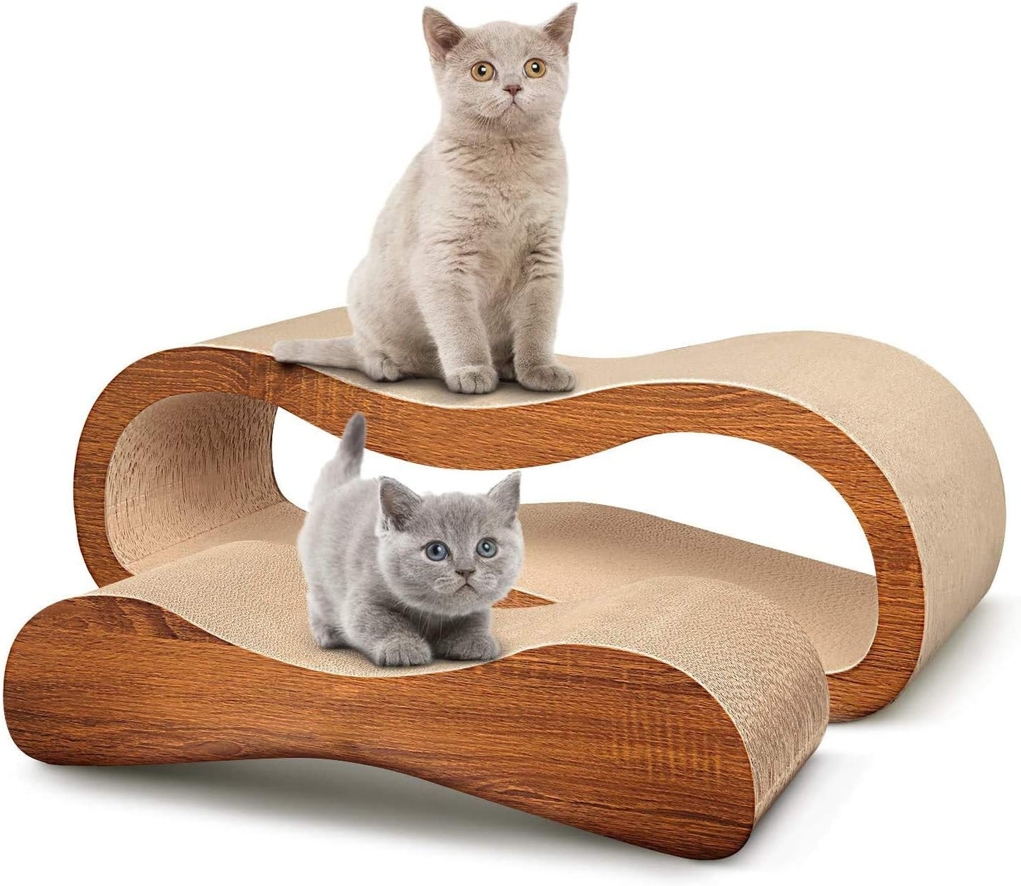 Cat Scratcher,2 in 1 Cat Scratching Board,Cat Cardboard,Scratch Lounger,Large,27.56 x9.45 x8.86 inch