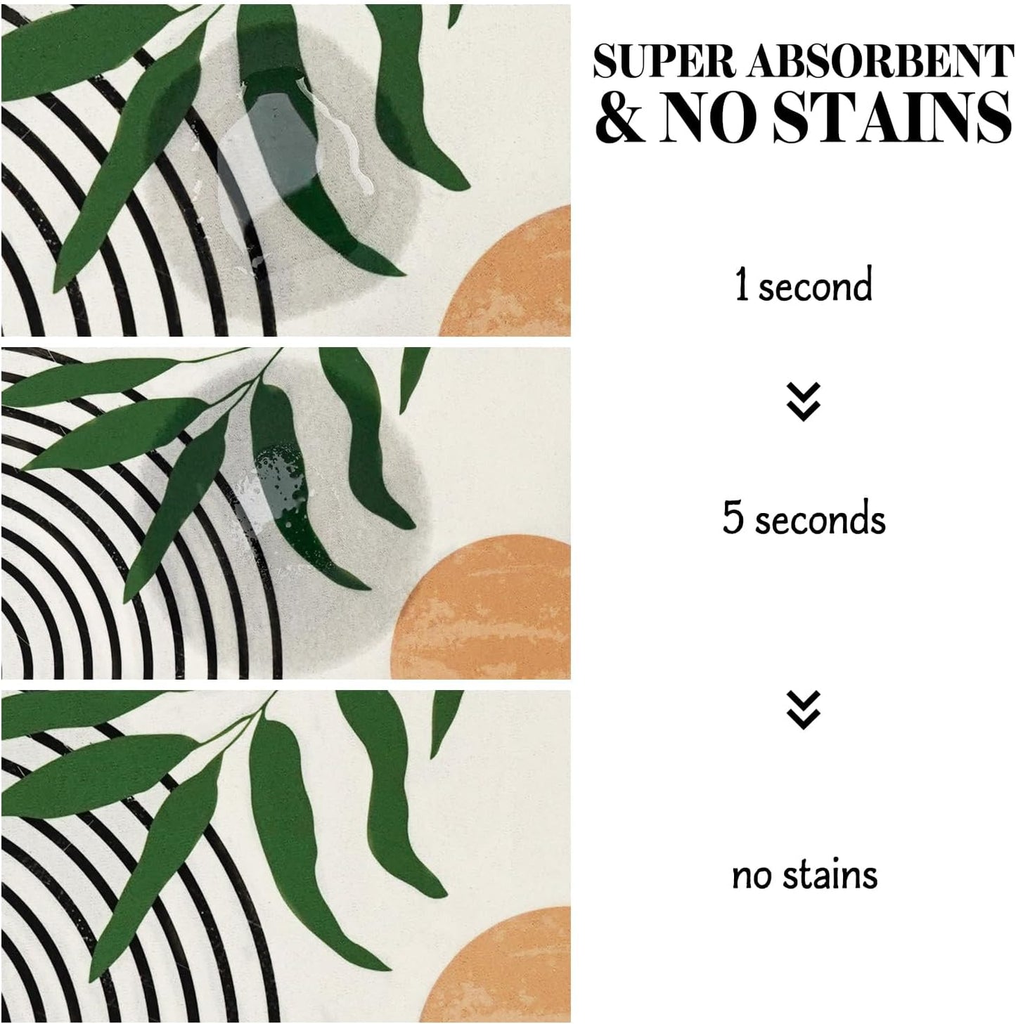 Dog Food Mats for Floors, Absorbent Dog Bowl Mat for Food and Water Dispenser Mat, Quick Dry Cat Food Mat Pet Supplies