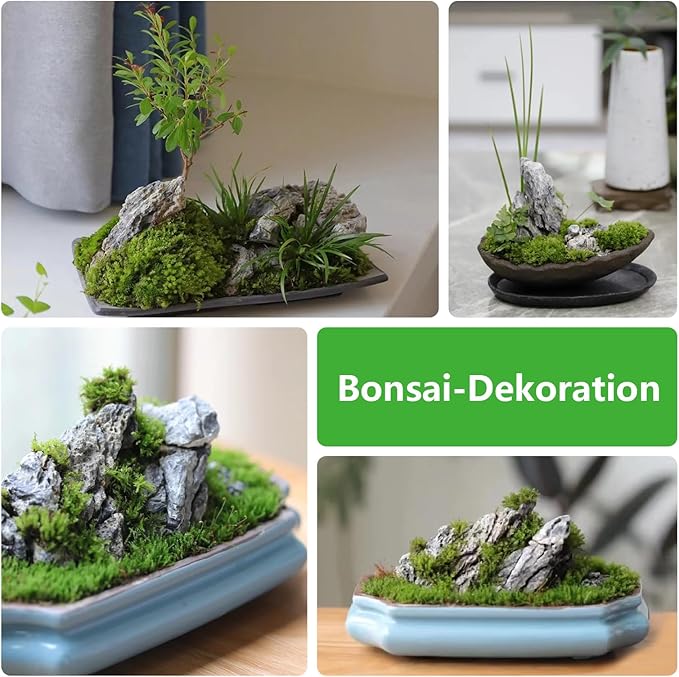 KINGRUI Natural Seiryu Rock Stone 11LB Dragon Stone for Aquarium Landscaping Models Fish Tank Decoration Reptile and Amphibian enclosures 3-6inch