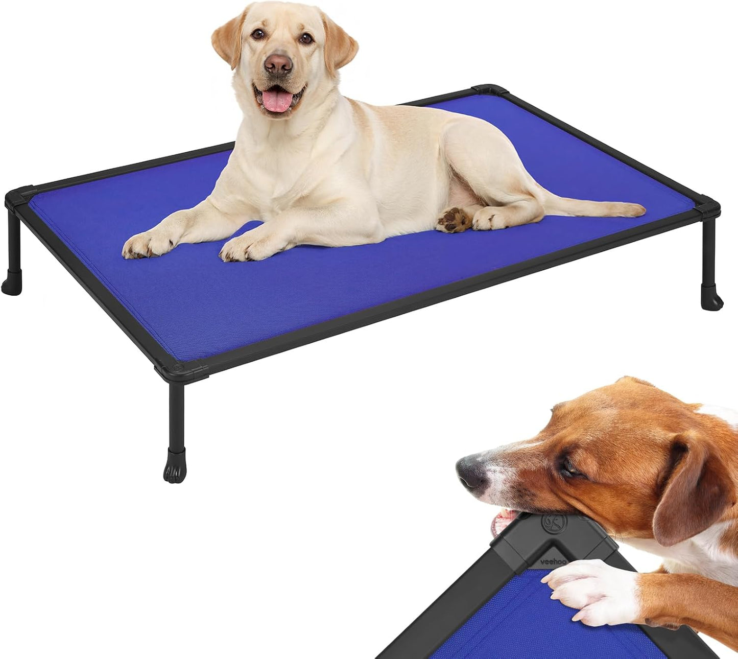 Veehoo Chew Proof Dog Bed - Anti-Scratch Durable Dog Hammock, Off Ground, CWC2420ACP