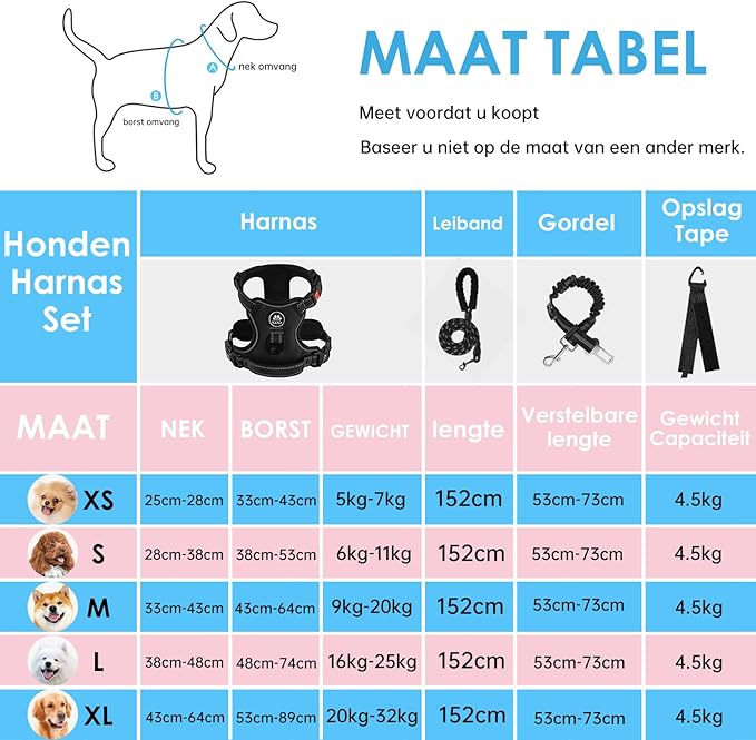 NESTROAD No Pull Dog Harness,Adjustable Oxford Dog Vest Harness with Leash,Reflective No-Choke Pet Harness with Easy Control Soft Handle for Small Dogs(Small,Black)