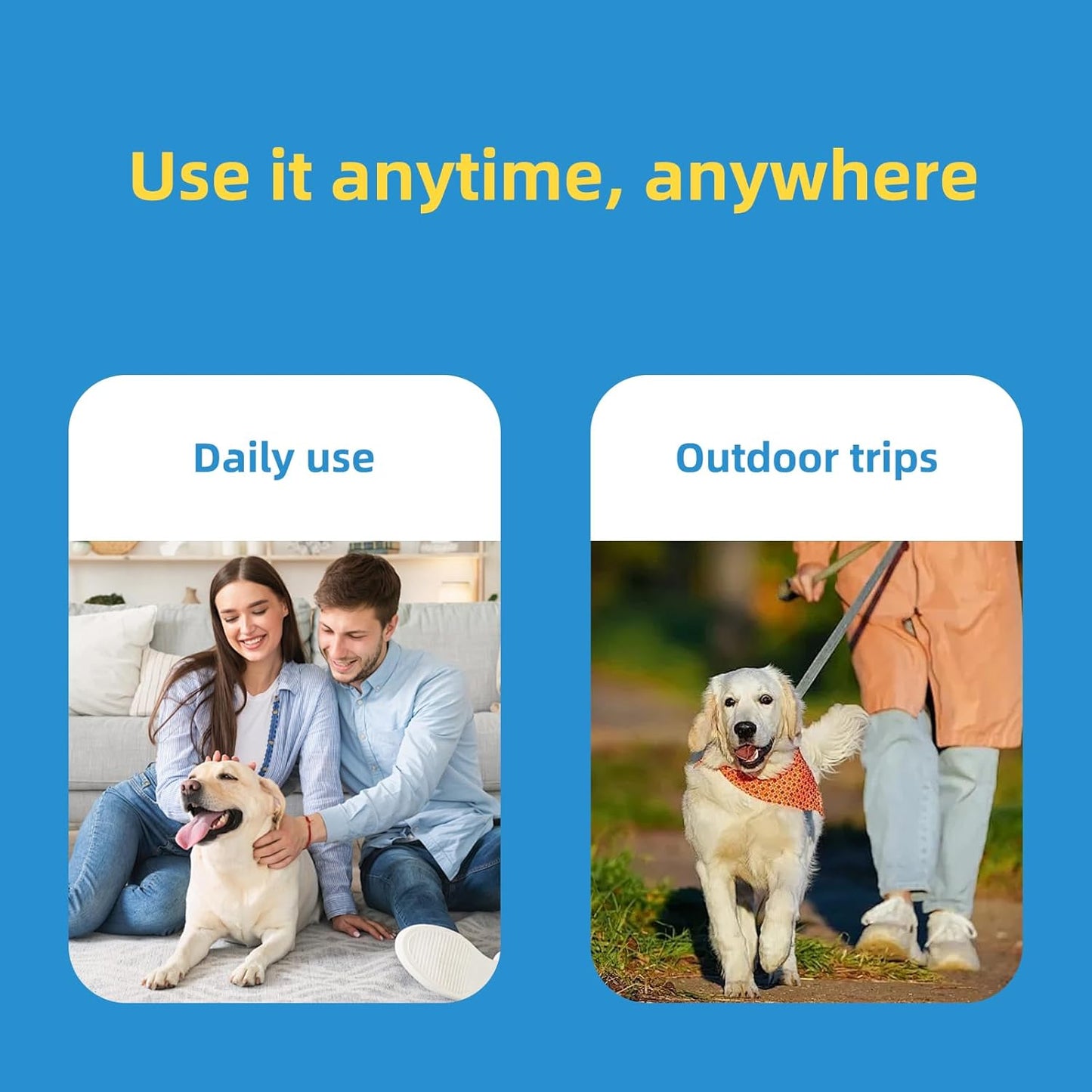 Pet Grooming Wipes for Dogs & Cats, 400 Count, 8"x8" Ultra Thick & Soft, Unscented, Hypoallergenic Formula, Safe on Coat, Paws, Ears, Bum & Sensitive Skin