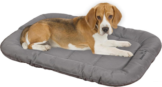 KHONSU PET Durable Dog Bed Tough and Tear Proof Dog Crate Bed, 800lbs Tear Strength PVC-Backed Waterproof Ped Bed Mat Indoor & Outdoor Use for Dogs up to 35 lbs