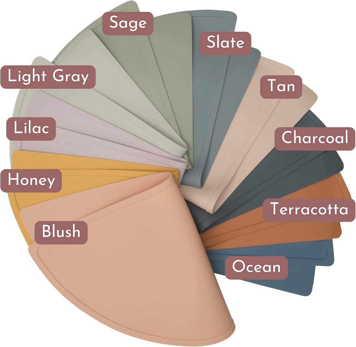 Waterproof Silicone Pet Food Mat - Non-Slip, Spill-Proof Feeding Mats for Floors, Raised Edge Design, Easy-to-Clean Mat for Dog & Cat Bowls, 21" Across x 10.5" Deep, Medium-Charcoal