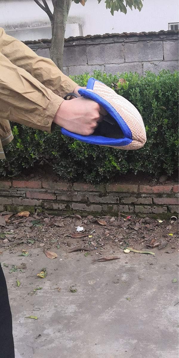 Tealover Dog Bite Pillow Wedge 2 Handles Interactive for Puppies Young Dogs Training Playing Fetching Games