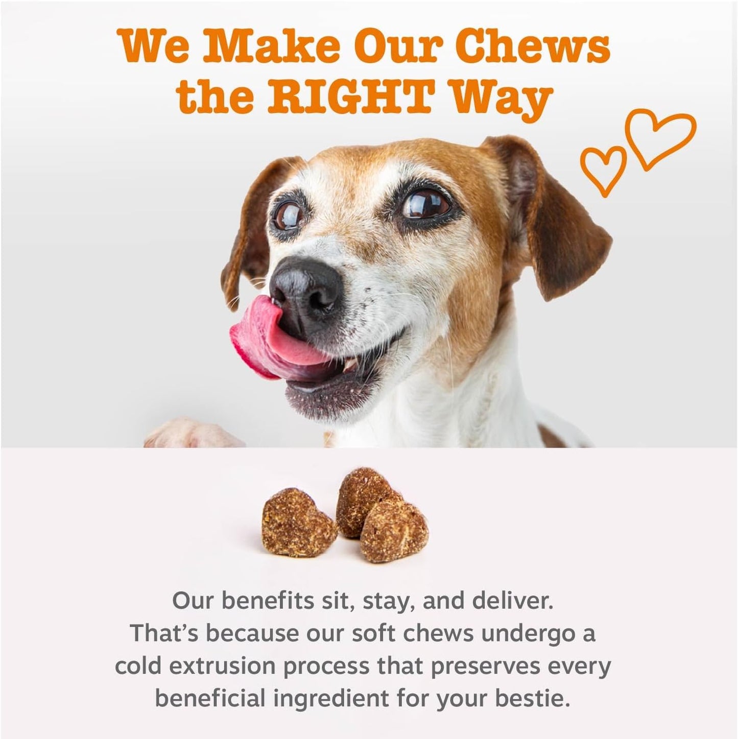 Zesty Paws Multivitamin Treats for Dogs, Glucosamine Chondroitin Joint Support + Digestive Enzymes & Probiotics, Grain Free Dog Vitamins and Supplements for Skin & Coat, Peanut Butter - 90ct