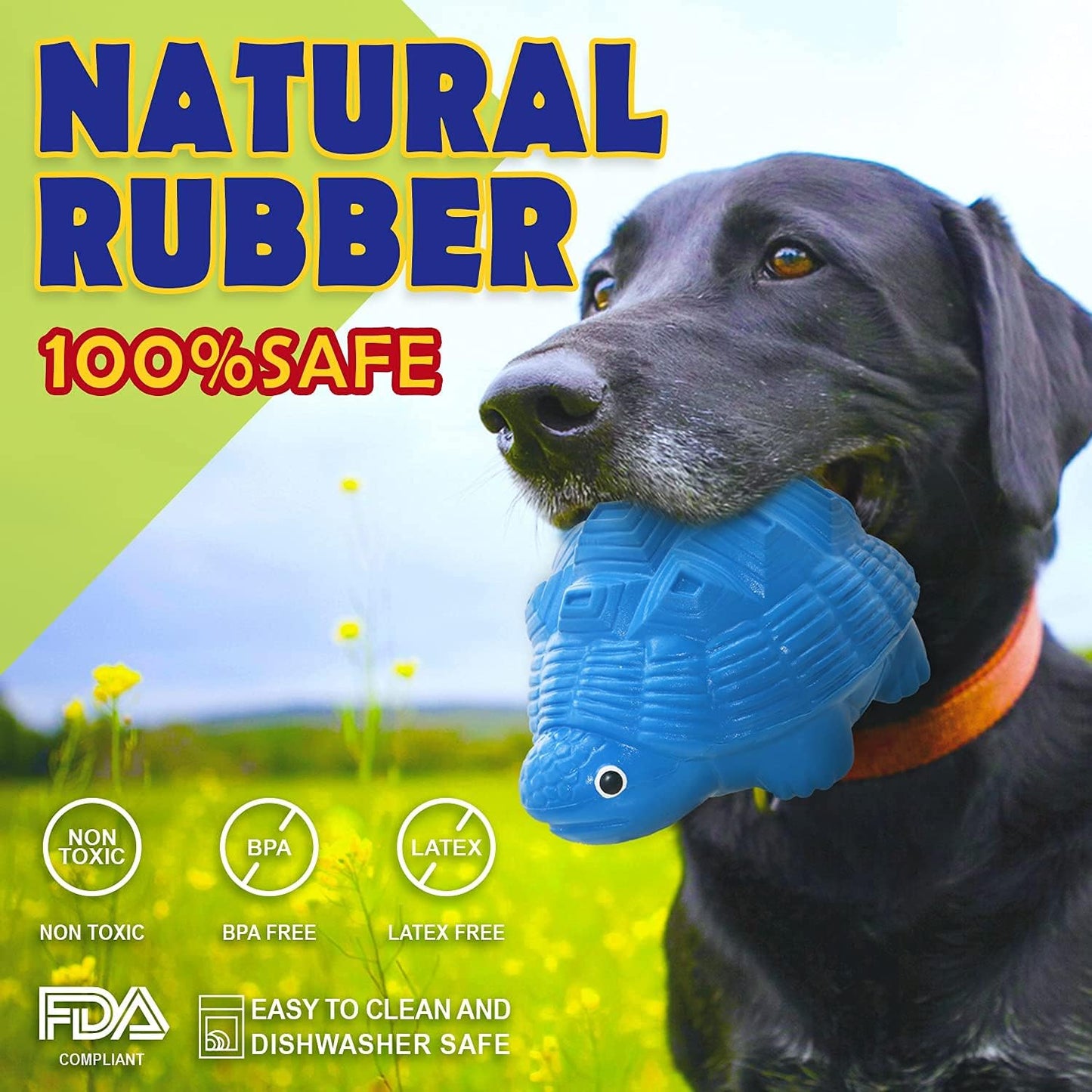 Dog Squeaky Chew Toys - Indestructible & Tough for Aggressive Chewers, Durable Toy for All Breeds, Chew Toys to Keep Them Busy