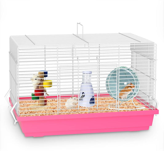 Hamster Cages, Small Animal Travel Cages - Ideal for Temporarily Transporting or Carrying Hamsters, Guinea Pigs, Rats, Parrots, Birds, Squirrels and Other Small Animals.