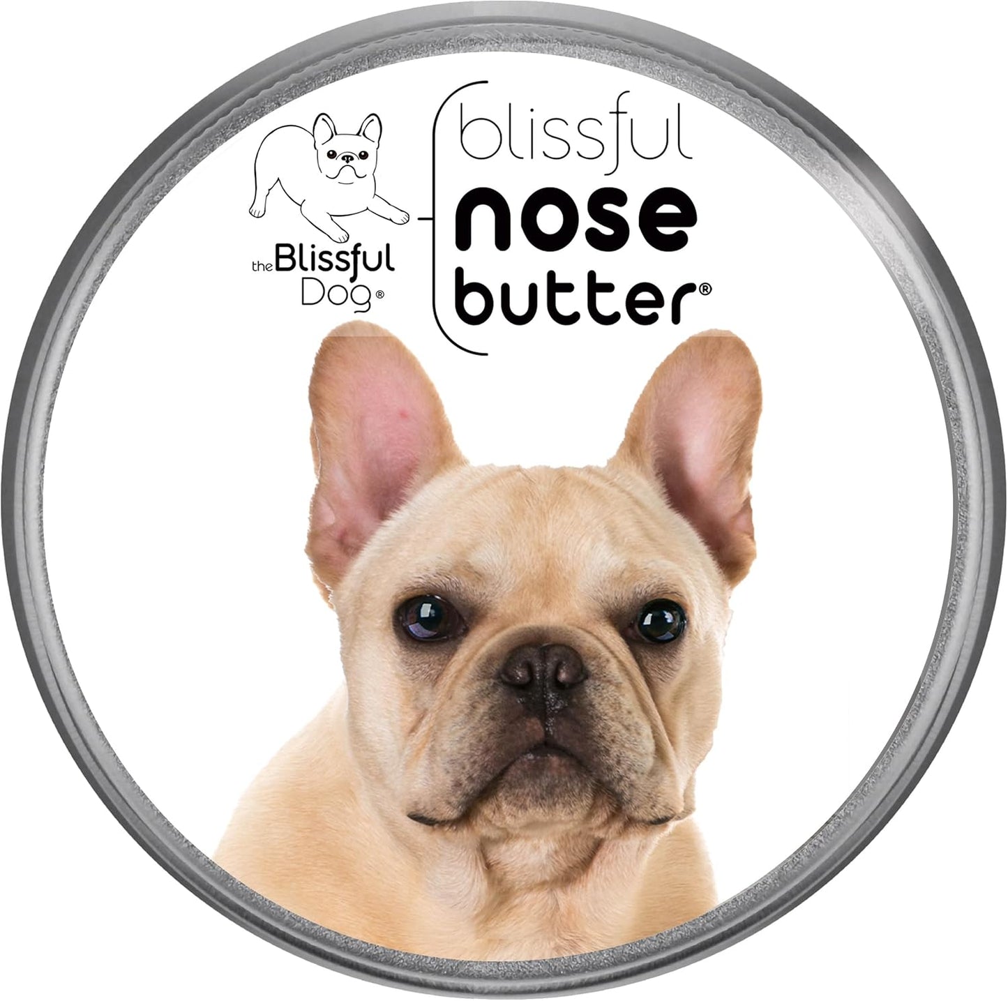The Blissful Dog Fawn French Bulldog Unscented Nose Butter - Dog Nose Butter, 16 Ounce