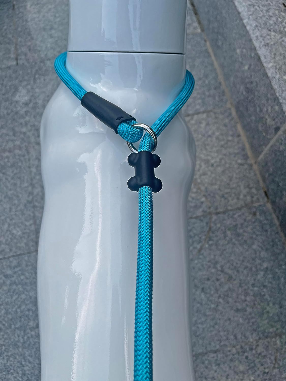 Slip Lead Dog Leash，Strong Nylon Rope Leash and Padded Handle,No Pull Outdoor Walking Training Lead for Small Medium Large Dogs(Blue, 1/2"×6ft)